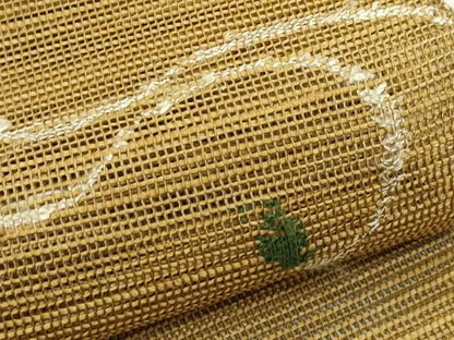 平和屋着物＊夏物　1854年創業　帯屋捨松　八寸名古屋帯　抽象文　正絹　逸品　CABJ9122rv