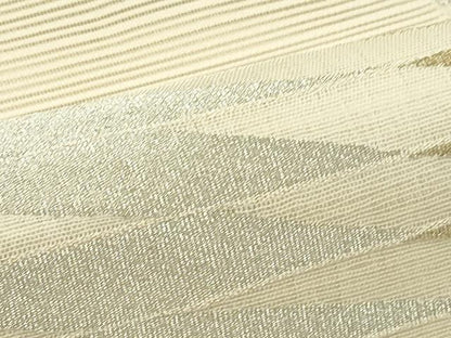 平和屋着物＊夏物　八寸名古屋帯　絽綴れ　菱文様　金銀糸　正絹　逸品　CABJ9124rv