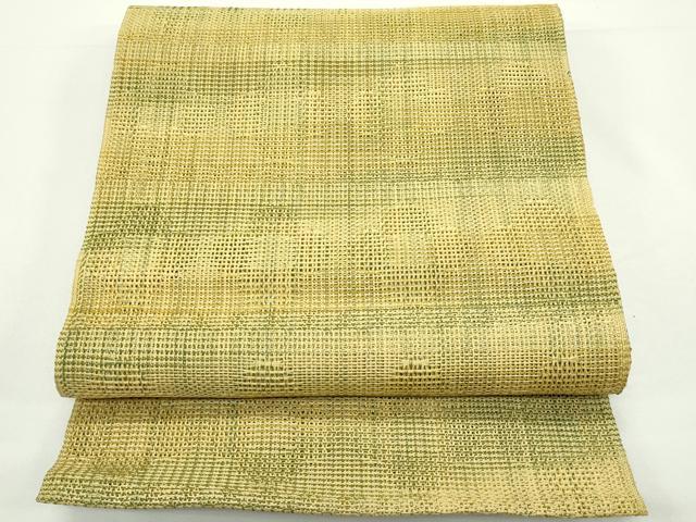 平和屋着物＊夏物　八寸名古屋帯　霞文　正絹　逸品　CABJ9126rv
