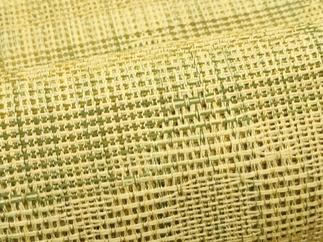 平和屋着物＊夏物　八寸名古屋帯　霞文　正絹　逸品　CABJ9126rv