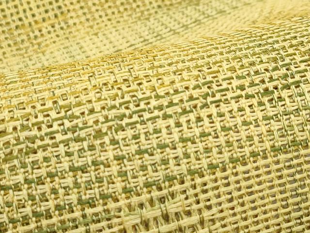 平和屋着物＊夏物　八寸名古屋帯　霞文　正絹　逸品　CABJ9126rv