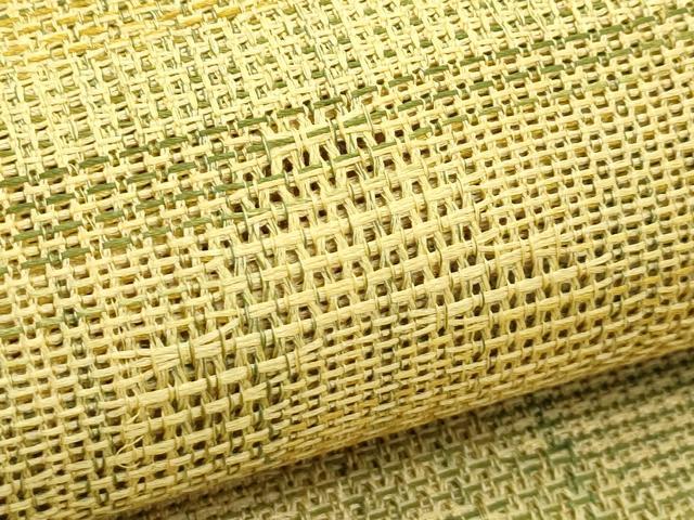 平和屋着物＊夏物　八寸名古屋帯　霞文　正絹　逸品　CABJ9126rv
