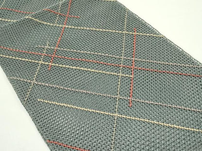 平和屋着物＊夏物　八寸名古屋帯　羅　抽象文　正絹　逸品　CABJ9130rv
