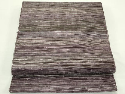 平和屋着物＊夏物　八寸名古屋帯　霞文　正絹　逸品　CABJ9149rv