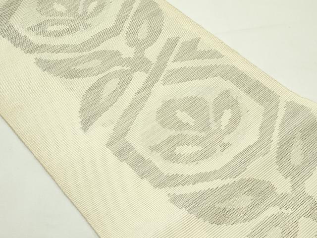 平和屋着物＊夏物　八寸名古屋帯　草木文　CABJ9154rv