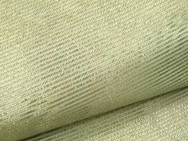 平和屋着物＊夏物　九寸名古屋帯　霞文　金糸　正絹　逸品　CABJ9163rv