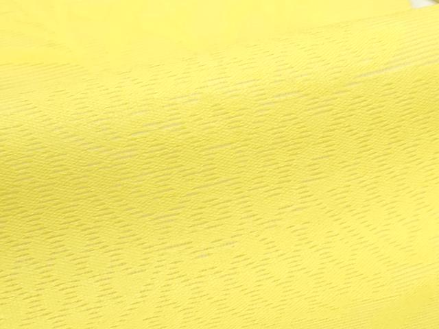 平和屋着物＊夏物　九寸名古屋帯　黄支子色　正絹　逸品　CABJ9173rv