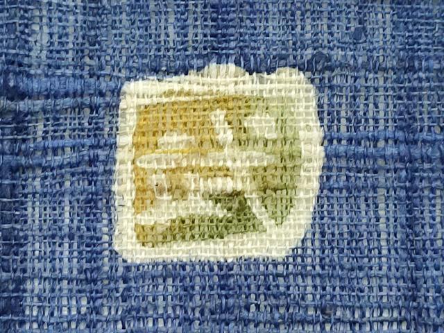 平和屋着物＊夏物　九寸名古屋帯　作家物　紬地　風景文　正絹　逸品　未使用　CABJ9178rv