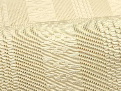 平和屋着物＊夏物　本場筑前博多織　つけ帯　紗献上　砥粉色　正絹　逸品　CABJ9193rv