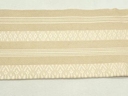 平和屋着物＊夏物　本場筑前博多織　つけ帯　紗献上　砥粉色　正絹　逸品　CABJ9193rv