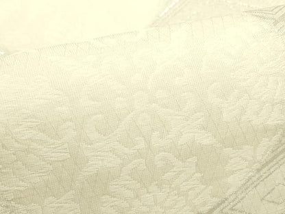 平和屋着物＊夏物　つけ帯　正倉院菱文　銀糸　正絹　逸品　CABJ9194rv