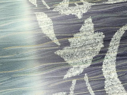 平和屋着物＊夏物　両面　両方向　全通柄袋帯　草花文　金糸　さが美扱い　正絹　逸品　未使用　CABJ9199rv