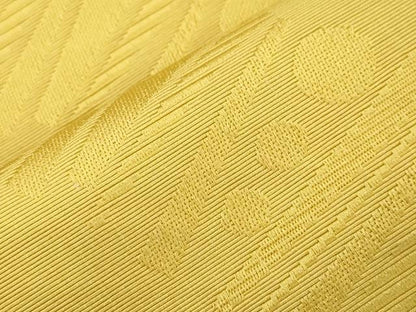 平和屋着物●本場筑前博多織　半幅帯　幾何学文　正絹　逸品　CABJ9226dy