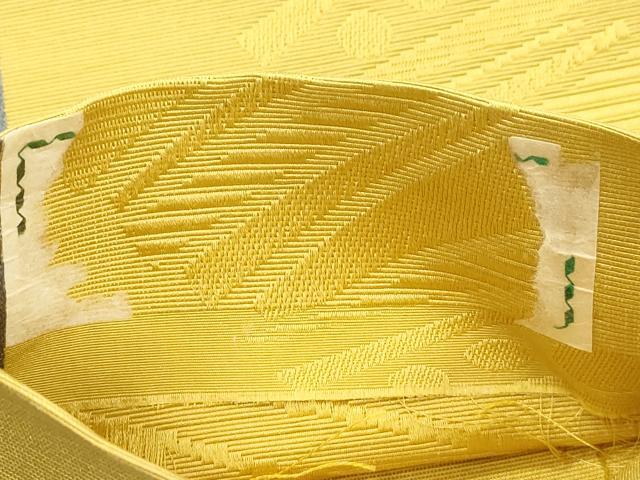 平和屋着物●本場筑前博多織　半幅帯　幾何学文　正絹　逸品　CABJ9226dy