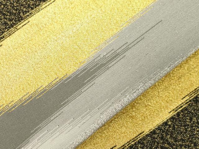平和屋着物●綴れ　太鼓柄袋帯　霞文　金銀糸　反端付き　上代29万　正絹　逸品　CABJ9248dy