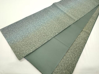 平和屋着物●全通柄袋帯　霞文　正絹　逸品　CABJ9263dy