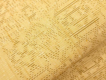 平和屋着物●両面　全通柄　京袋帯　幾何学文　正絹　逸品　CABJ9265dy