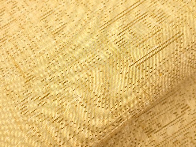 平和屋着物●両面　全通柄　京袋帯　幾何学文　正絹　逸品　CABJ9265dy