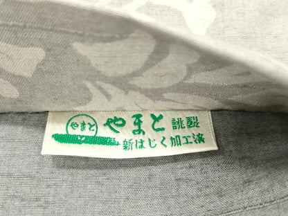 平和屋着物●着物デザイナー　園山明子　太鼓柄袋帯　紬地　松葉文　金彩　やまと誂製　正絹　逸品　CABJ9271dy