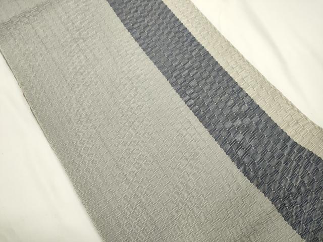 平和屋着物●八寸名古屋帯　縞　正絹　逸品　CABJ9292dy