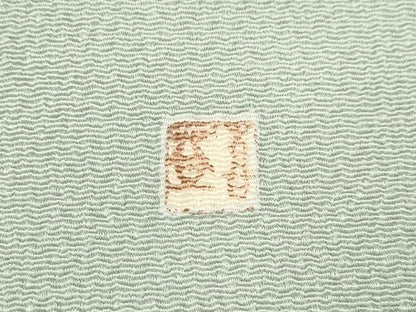 平和屋着物●銀座きしや　人間国宝・羽田登喜男　九寸名古屋帯　鴛鴦文　金彩　鬼しぼ縮緬　正絹　逸品　CABJ9299dy