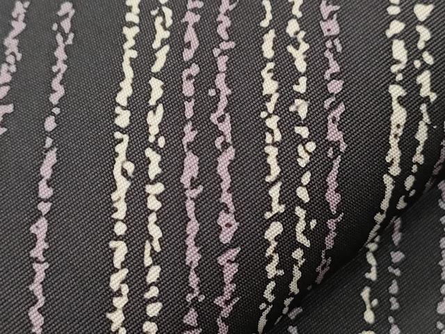 平和屋着物●塩瀬　九寸開き名古屋帯　作家物　斜線文　鈴乃屋扱い　正絹　逸品　未使用　CABJ9312dy