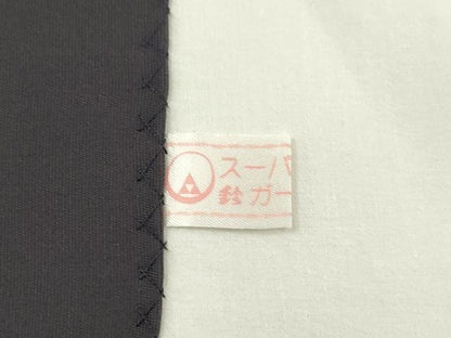 平和屋着物●塩瀬　九寸開き名古屋帯　作家物　斜線文　鈴乃屋扱い　正絹　逸品　未使用　CABJ9312dy