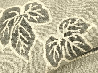 平和屋着物●九寸名古屋帯　紬地　ろうけつ染め　朝顔　正絹　逸品　CABJ9315dy