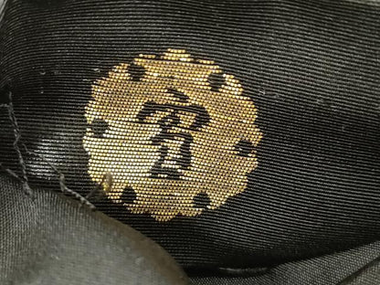 平和屋着物●染織の名門 しょうざん  ジャパンオートクチュール 渡辺雪三郎 六通柄袋帯 舞花文 黒地 金銀糸 証紙付き 正絹 逸品 CABJ9333dy