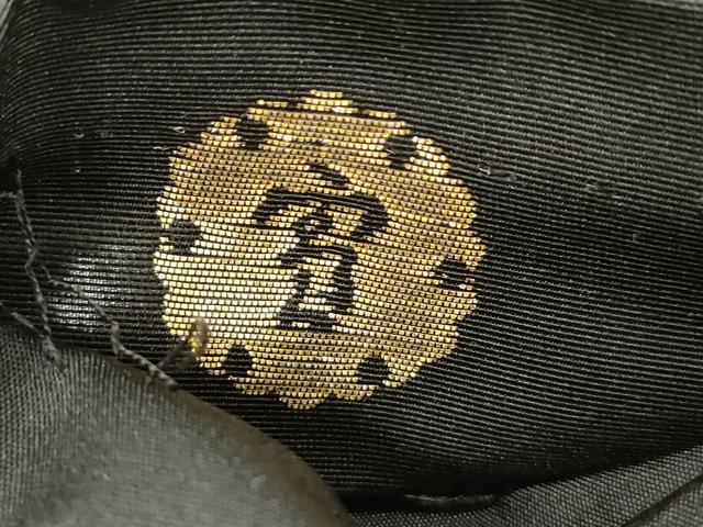 平和屋着物●染織の名門 しょうざん  ジャパンオートクチュール 渡辺雪三郎 六通柄袋帯 舞花文 黒地 金銀糸 証紙付き 正絹 逸品 CABJ9333dy