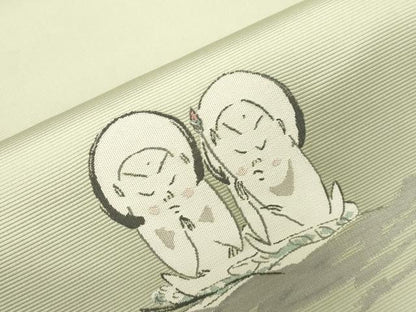 平和屋着物●西陣 とみや織物謹製 とみや帯 太鼓柄袋帯 小森文雄の世界 心 正絹 逸品 CABJ9335dy