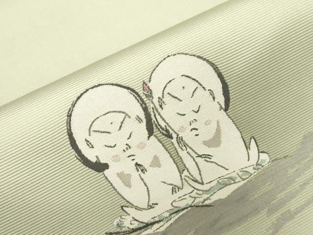 平和屋着物●西陣 とみや織物謹製 とみや帯 太鼓柄袋帯 小森文雄の世界 心 正絹 逸品 CABJ9335dy