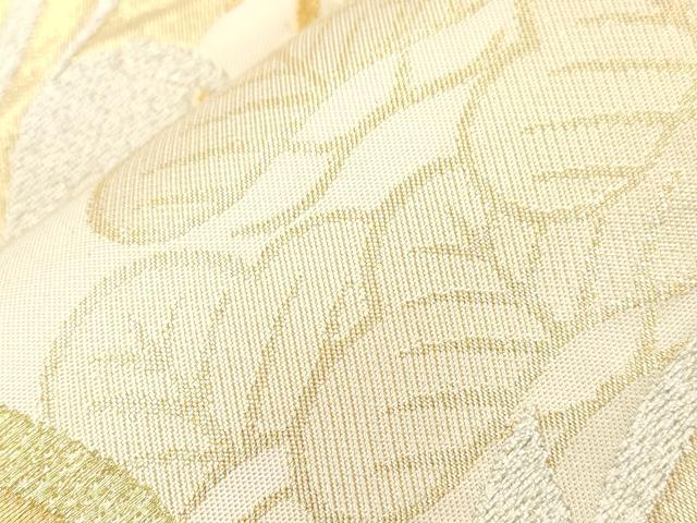 平和屋着物●西陣　川島織物　六通柄　本袋帯　群鶴　金銀糸　関西仕立て　正絹　逸品　CABJ9357dy