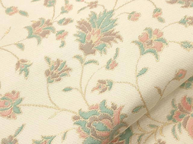 平和屋着物●織物一筋名門　織悦　全通柄　本袋帯　更紗文　金糸　正絹　逸品　CABJ9384dy