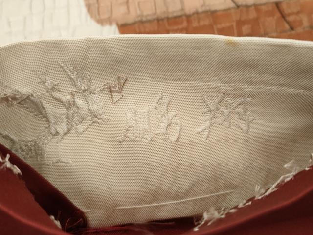 平和屋着物●博多織　鵬翔　全通柄袋帯　纐纈　抽象文様　正絹　逸品　CABJ9386dy