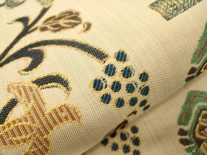 平和屋着物●六通柄袋帯　人物文　正絹　逸品　CABJ9387dy