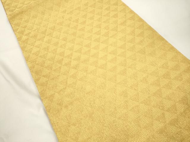 平和屋着物●両面　六通柄袋帯　雅趣　金糸　正絹　逸品　CABJ9388dy