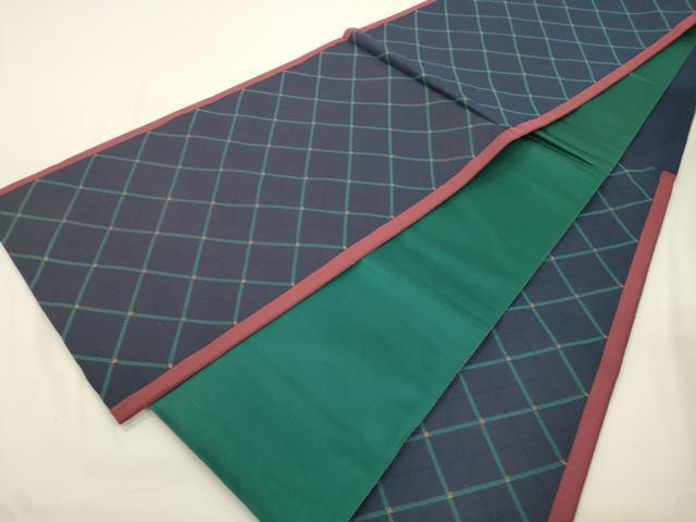 平和屋着物●ファッションデザイナー 花井幸子　六通柄袋帯　菱繋文　金糸　正絹　逸品　CABJ9391dy