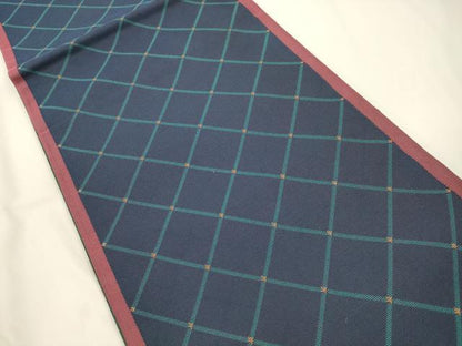 平和屋着物●ファッションデザイナー 花井幸子　六通柄袋帯　菱繋文　金糸　正絹　逸品　CABJ9391dy