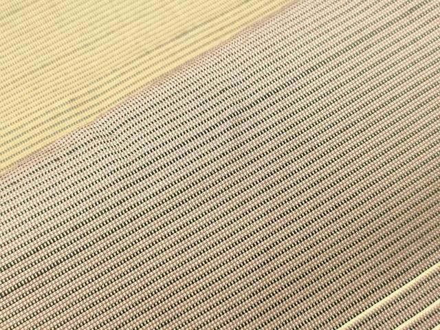 平和屋着物●両面　全通柄袋帯　幾何学文　正絹　逸品　CABJ9394dy