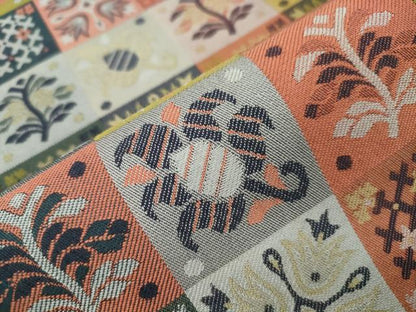 平和屋着物●つけ帯　名物裂　正絹　逸品　CABJ9415dy