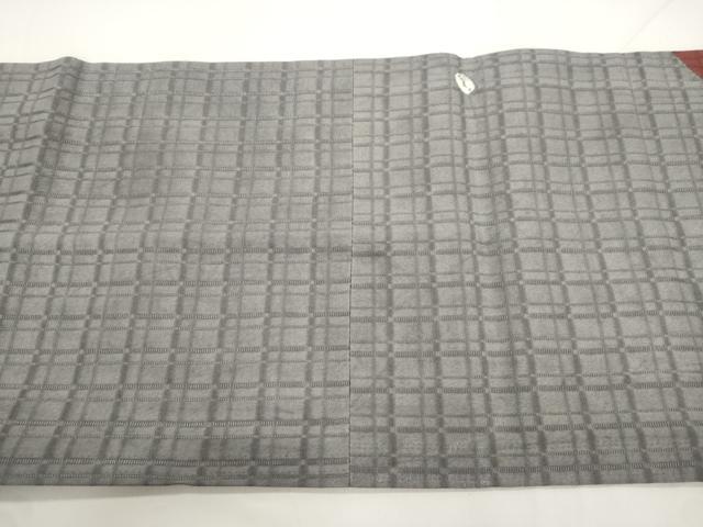 平和屋着物●両面　つけ帯　絞り　草花文　正絹　逸品　CABJ9428dy