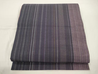 平和屋着物●両面　つけ帯　絞り　草花文　正絹　逸品　CABJ9428dy