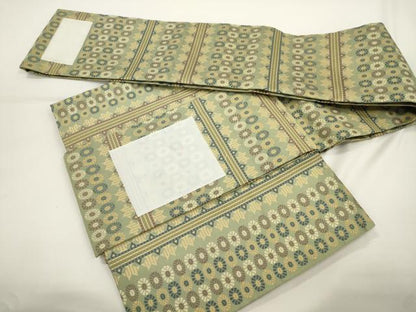 平和屋着物●ワンタッチつけ帯　いちご錦　正絹　逸品　CABJ9431dy