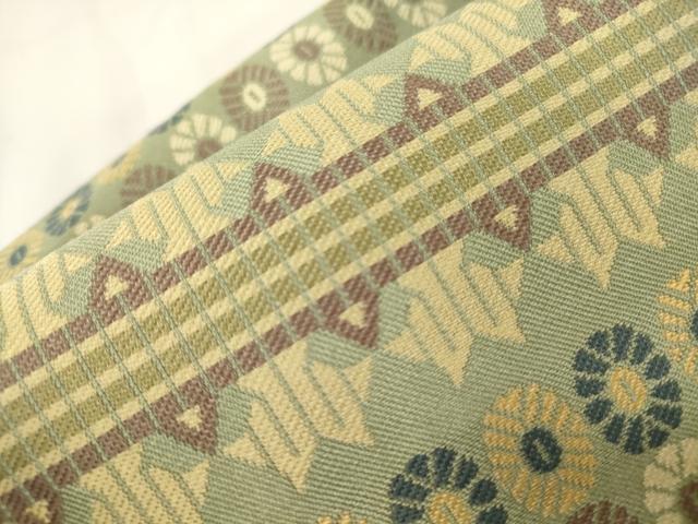 平和屋着物●ワンタッチつけ帯　いちご錦　正絹　逸品　CABJ9431dy
