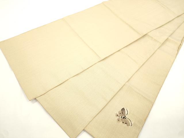 平和屋着物●太鼓柄袋帯　すくい織　抽象文様　金糸　正絹　逸品　CABJ9451dy