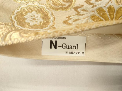 平和屋着物●西陣　服部織物謹製　六通柄袋帯　唐織　草花文　金銀糸　正絹　逸品　CABJ9452dy