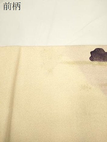 平和屋着物●綴れ　太鼓柄袋帯　風景文　金彩　正絹　逸品　CABJ9454dy