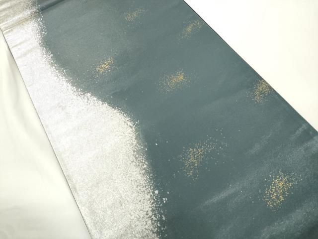 平和屋着物●六通柄袋帯　高山寺　鳥獣戯画　引箔　正絹　逸品　CABJ9460dy
