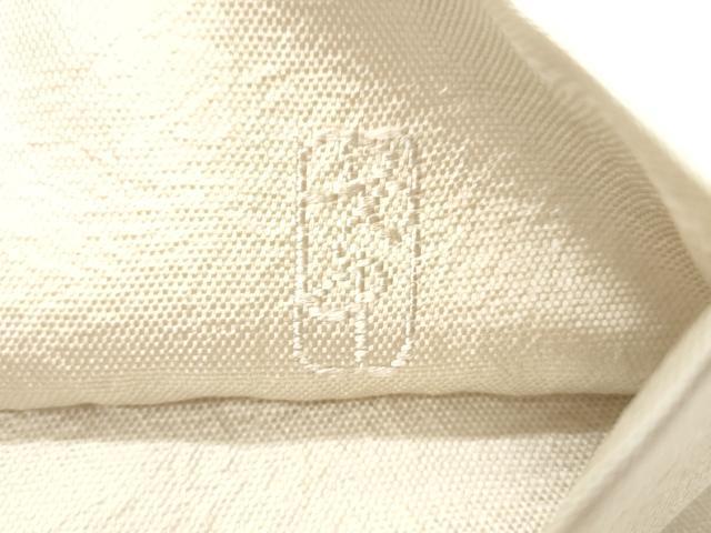平和屋着物●西陣の名門　加納幸謹製　六通柄袋帯　格子柄　金銀糸　正絹　逸品　CABJ9471dy